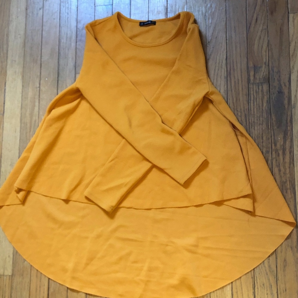 Yellow Blouse, High Low